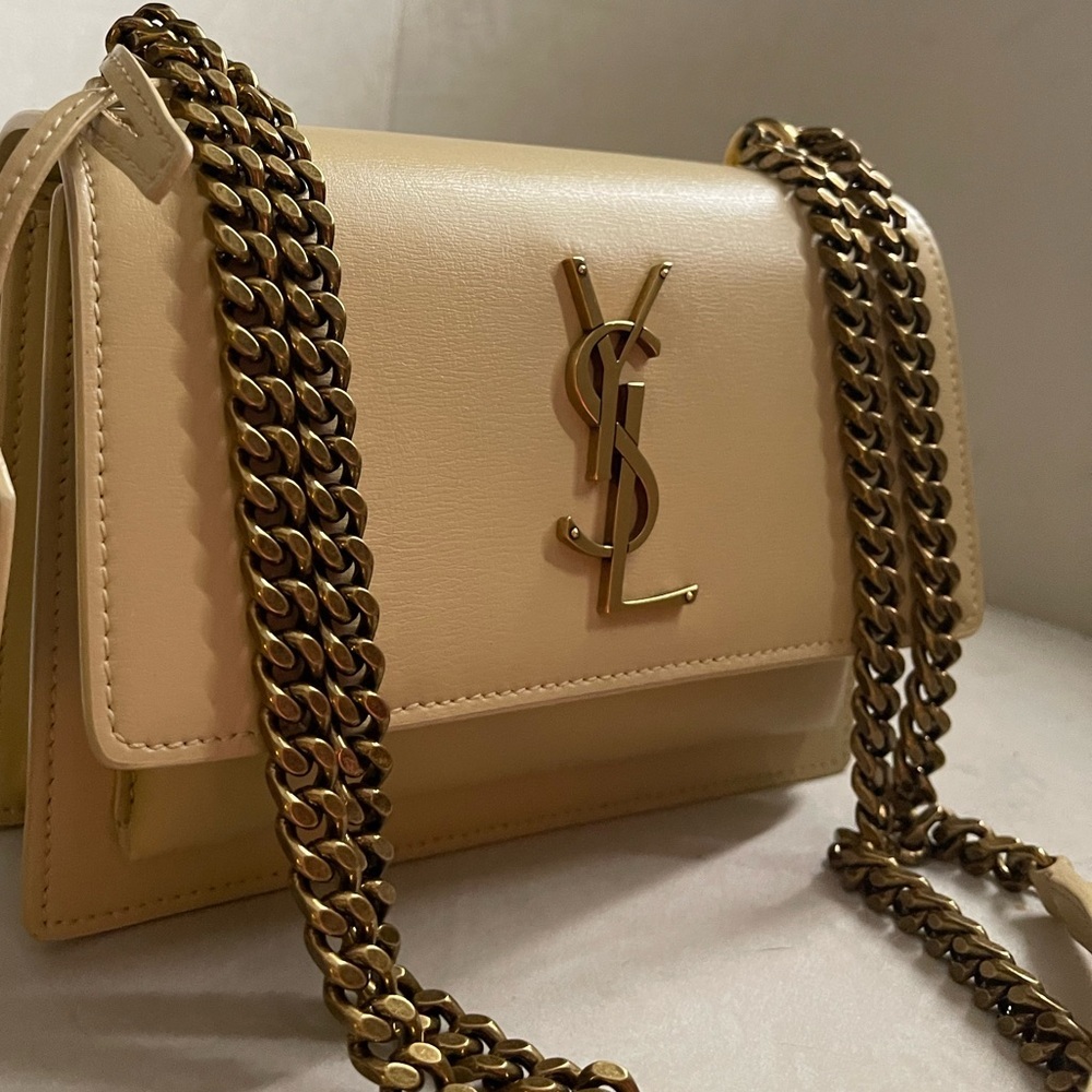 2022 Saint Laurent Sunset *Rare Color Jaune Pale - Picture 3 of 13